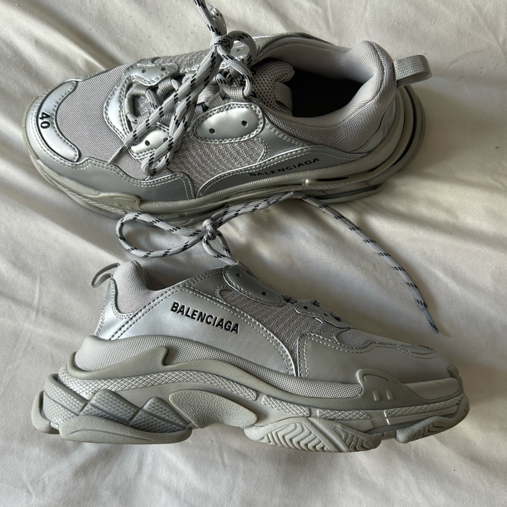 Silver/grey balenciaga sneakers